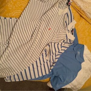Striped and Solid Polo Shirts